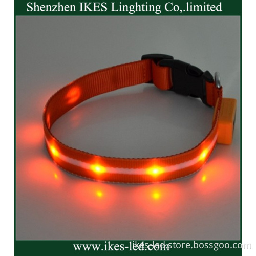 Pet LED Dog Collar with Battery